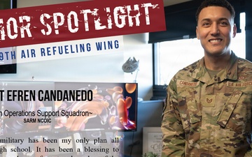 Technical Sgt. Efren Candanedo is the 459th ARW Warrior of the Month