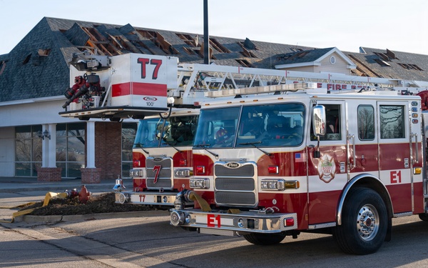 Fire Training at the Mall