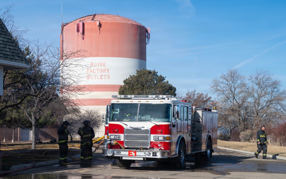 Fire Training at the Mall