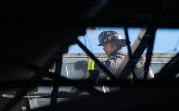 Fire Training at the Mall
