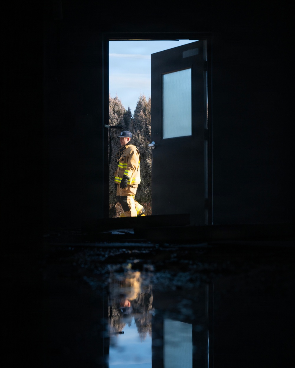 Fire Training at the Mall