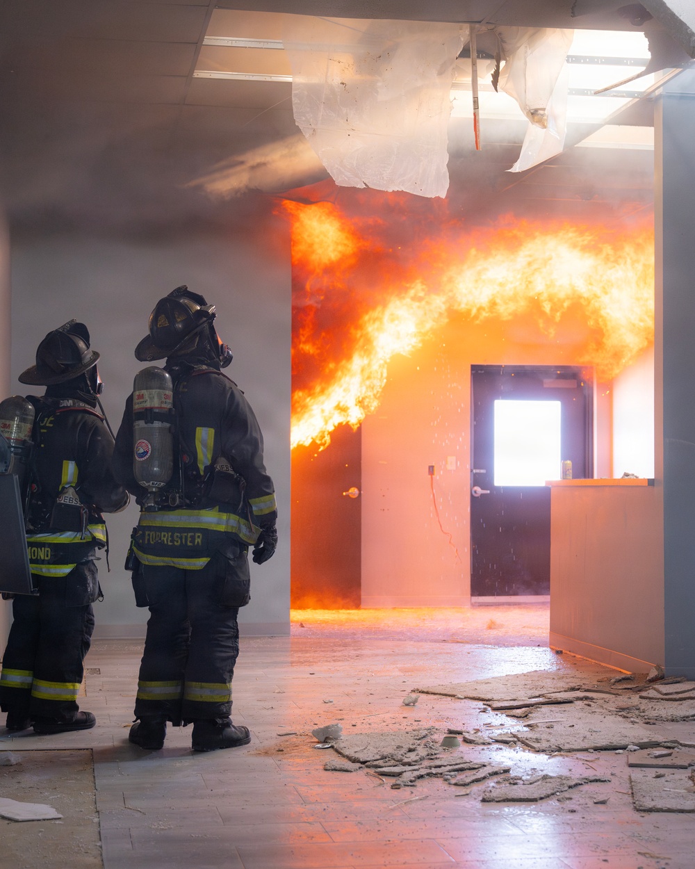 Fire Training at the Mall