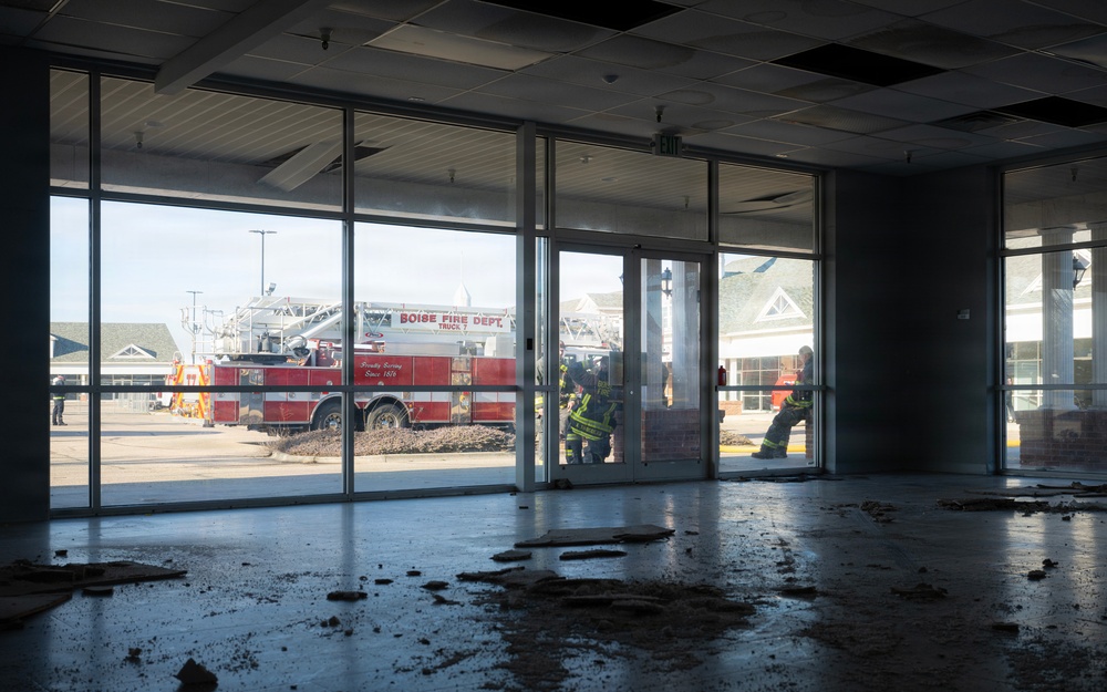 Fire Training at the Mall