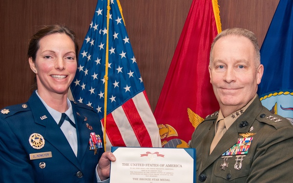 F-35 JPO leader awarded Bronze Star Medal