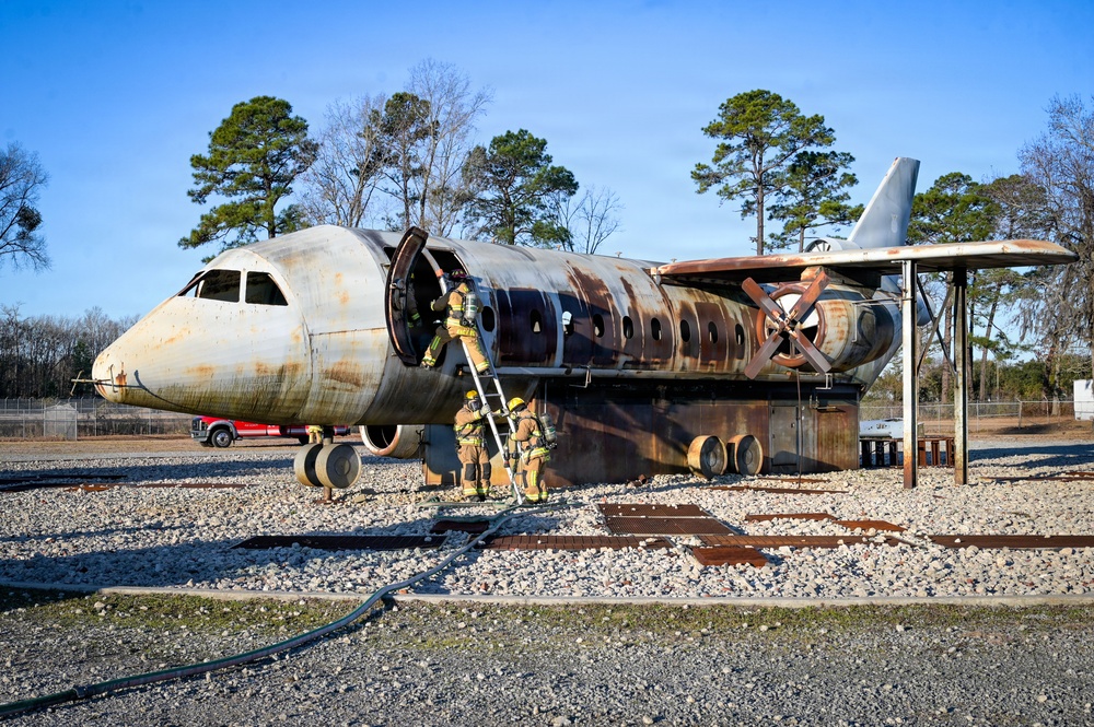 165 AW fire protection specialists assess readiness during wing-wide employment exercise