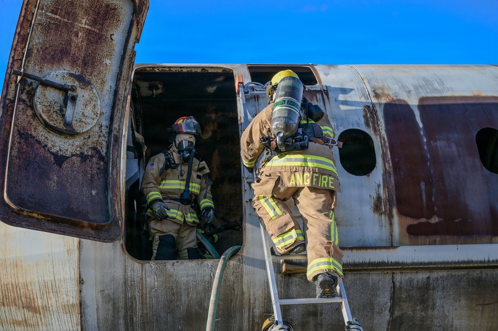 165 AW fire protection specialists assess readiness during wing-wide employment exercise