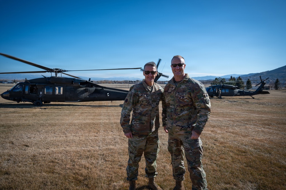 Nordhaus visits Montana Guardsmen