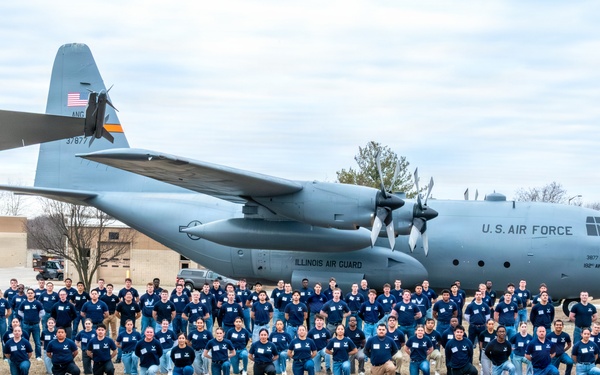 182nd Airlift Wing Student Flight Group Photo