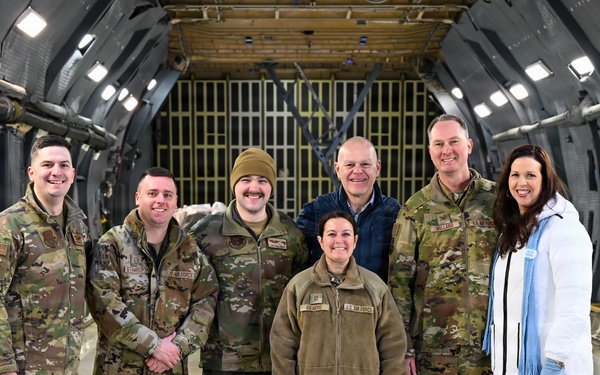 CMSAF 16 visits Westover
