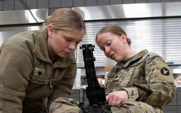 1st Armored Combat Brigade conducted a M429 Squad Automatic Weapon system class