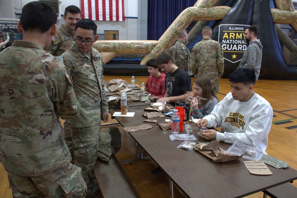 Illinois Army National Guard Field Artillery Unit Holds Open House in Sycamore