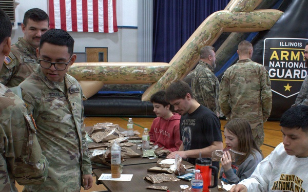 Illinois Army National Guard Field Artillery Unit Holds Open House in Sycamore