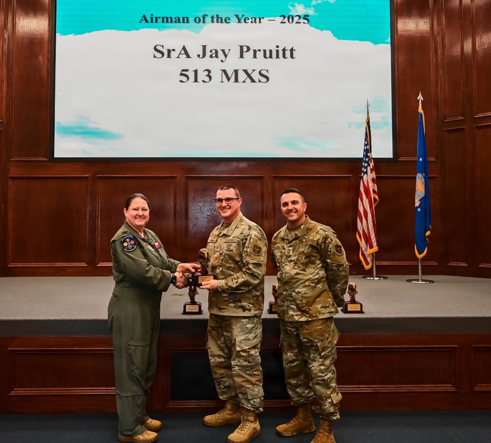 513th Air Control Group Honors 2025 Annual Award Winners
