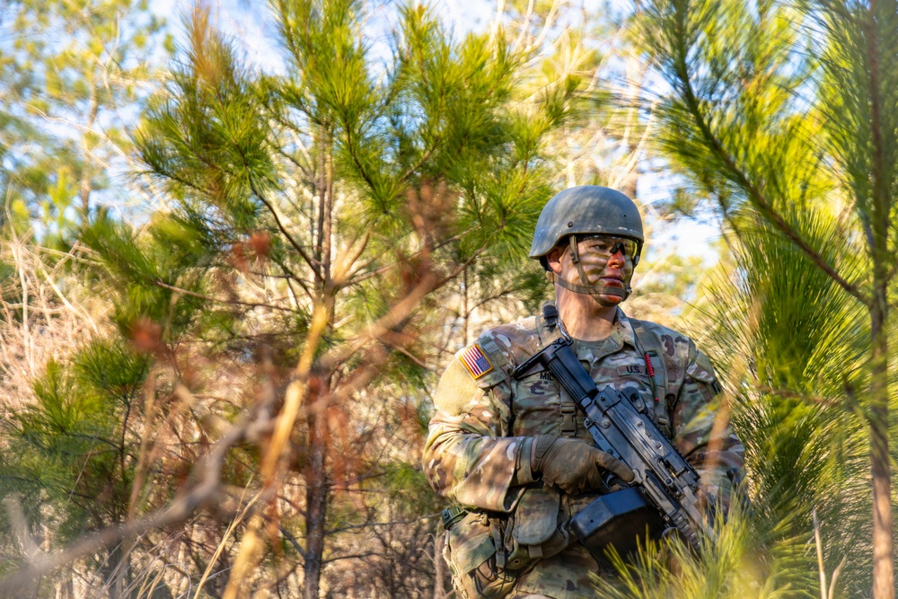 OCS Candidates conduct STX lanes.