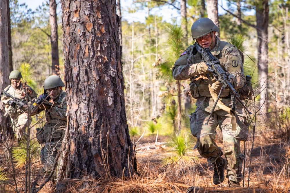 OCS Candidates conduct STX lanes.