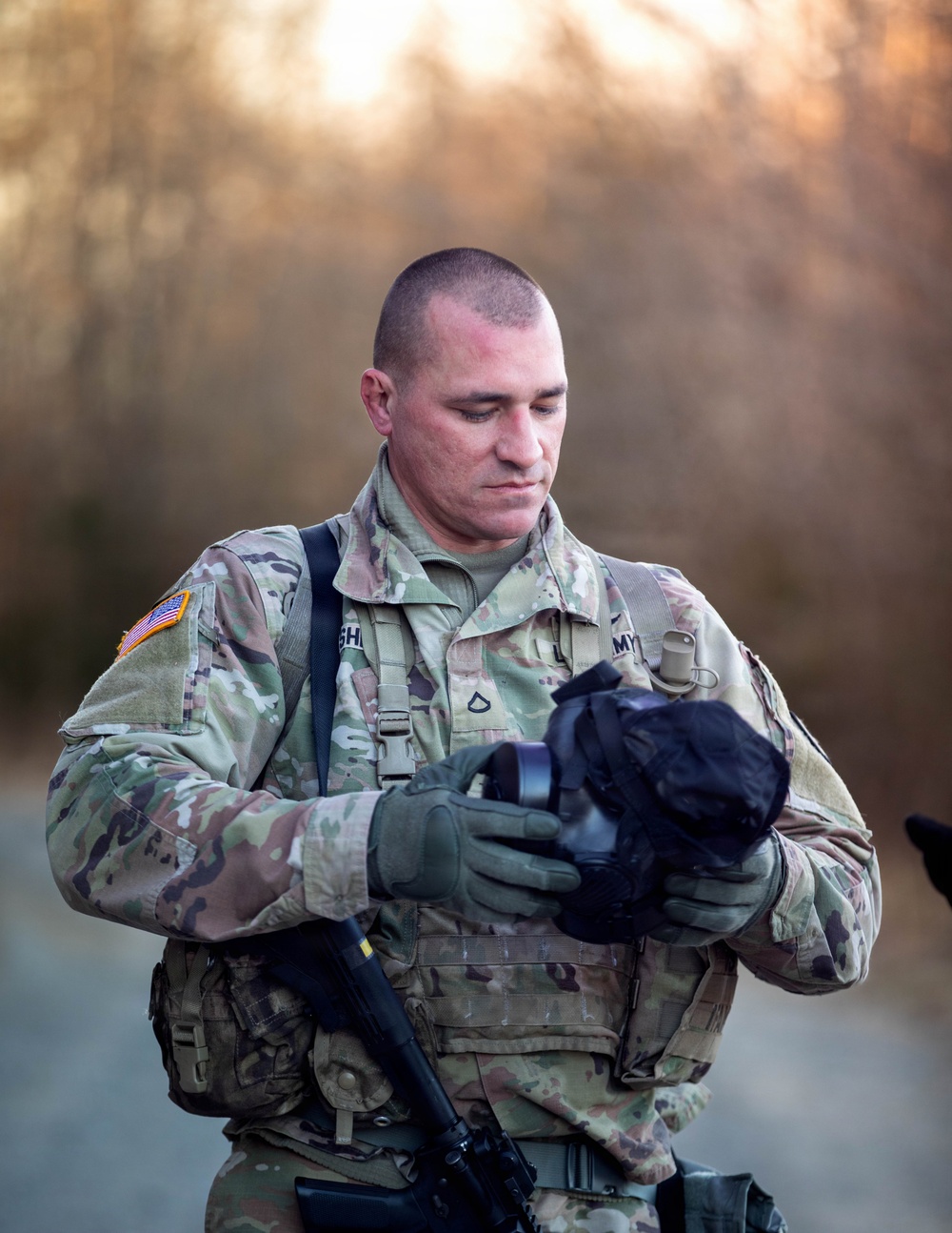 Soldiers compete in 30th Troop Command Best Warrior Competition