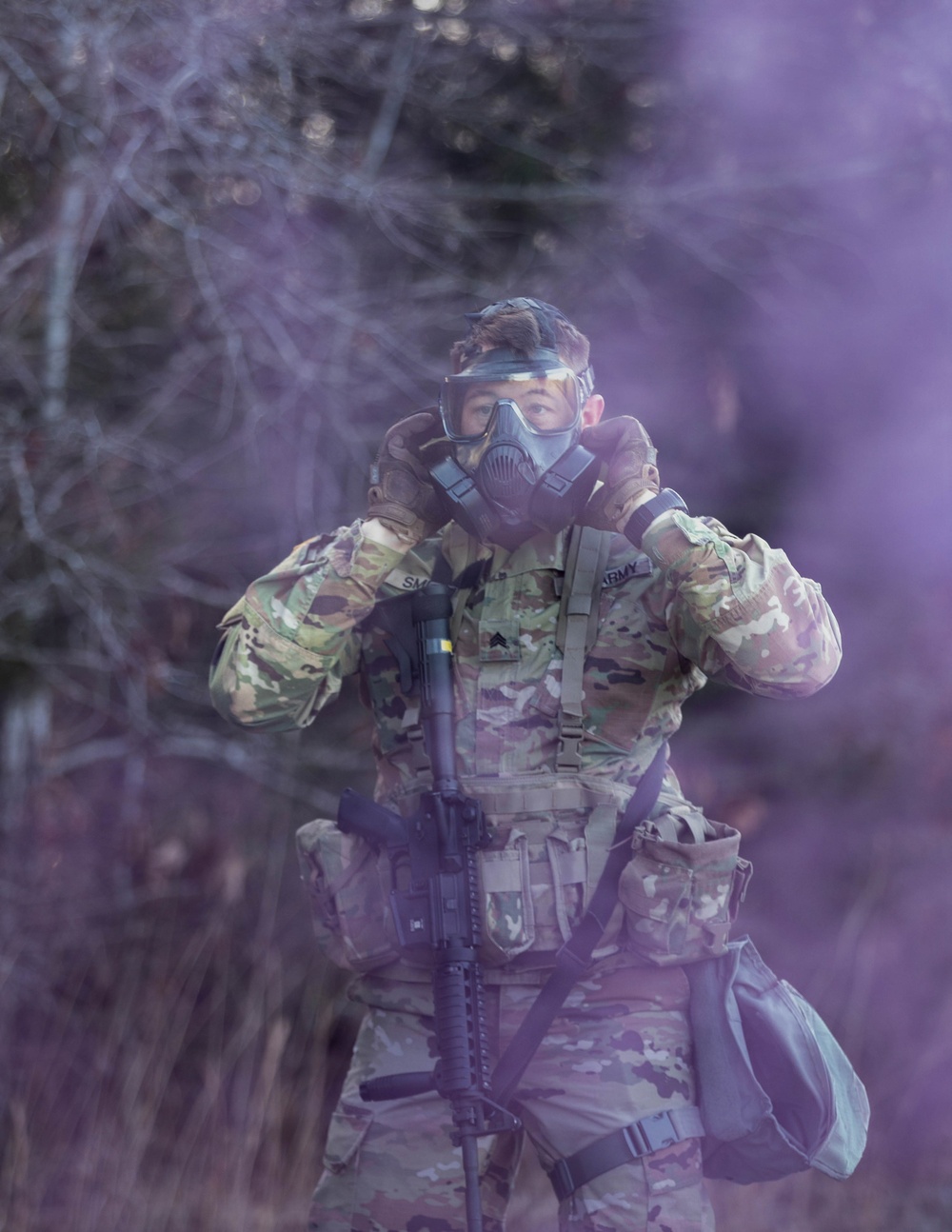 Soldiers compete in 30th Troop Command Best Warrior Competition