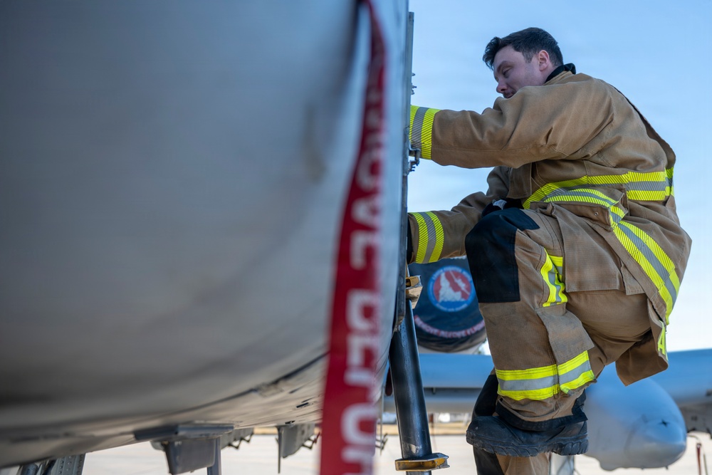 Gowen Fire Performs Egress Training