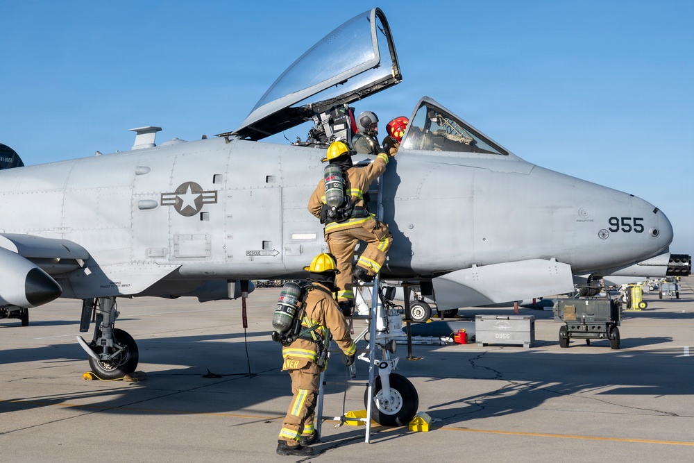 Gowen Fire Performs Egress Training