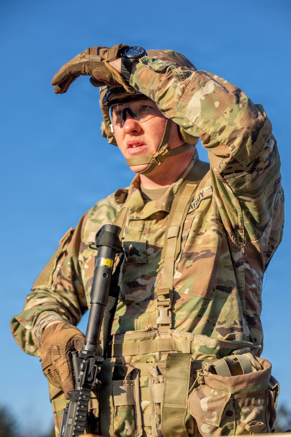 Soldiers compete in 30th Troop Command Best Warrior Competition