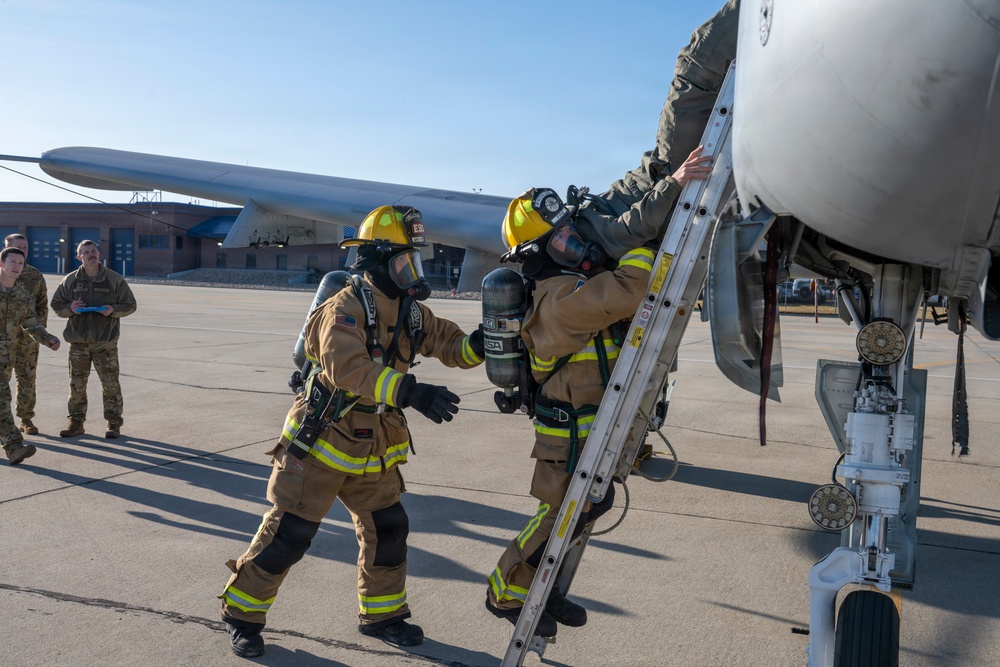 Gowen Fire Performs Egress Training