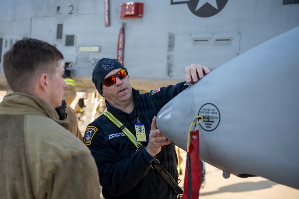 Gowen Fire Performs Egress Training