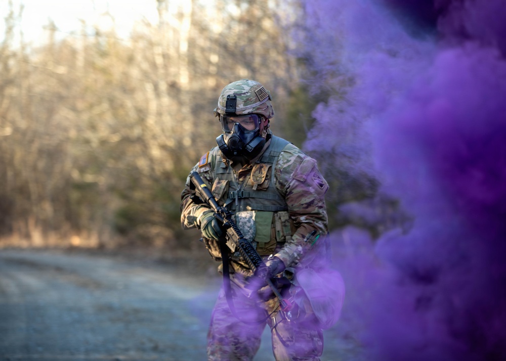 Soldiers compete in 30th Troop Command Best Warrior Competition