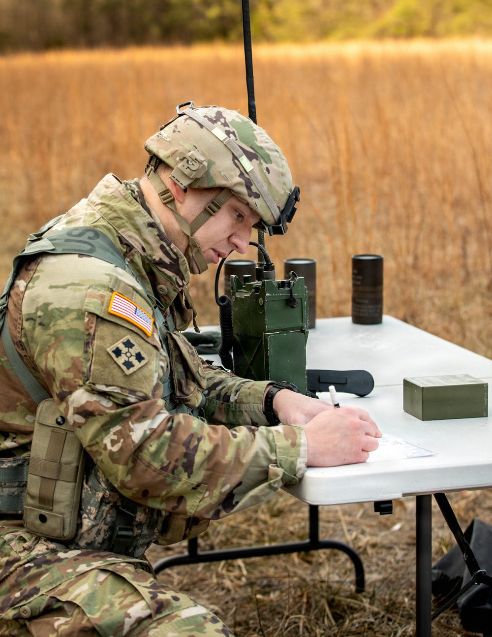 Soldiers compete in 30th Troop Command Brigade Best Warrior Competition