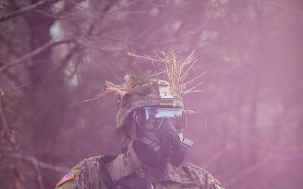 Soldiers compete in 30th Troop Command Best Warrior Competition