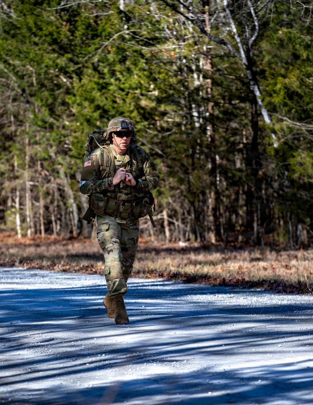 Soldiers compete in the 30th Troop Command Brigade Best Warrior Competition