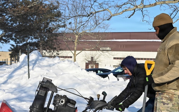 Snow Removal at 105th AW