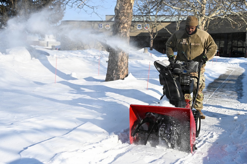 Snow Removal at 105th AW