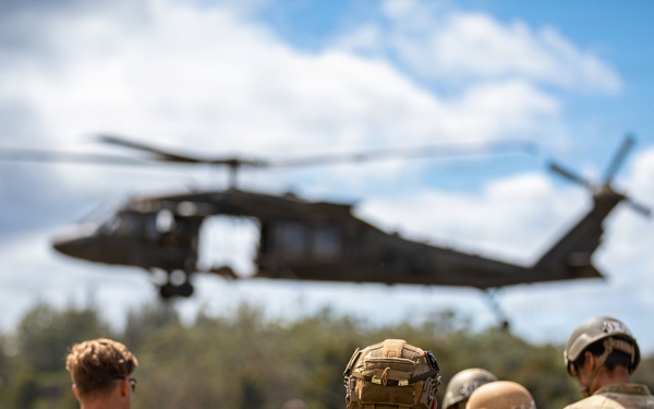 U.S. Army Soldiers conduct Air Assault training across Oahu