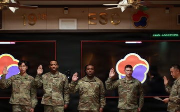 19th ESC Inspector General Personnel Sworn In by Commanding General
