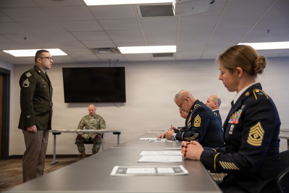 Soldiers compete in 30th Troop Command Best Warrior Competition