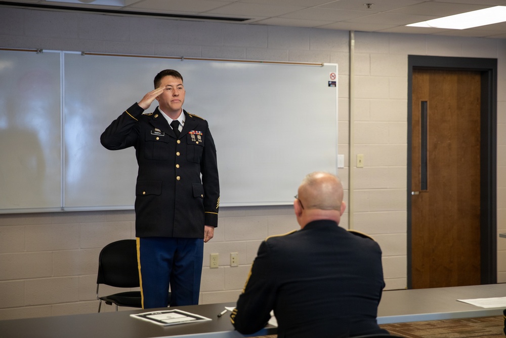 Soldiers compete in 30th Troop Command Best Warrior Competition