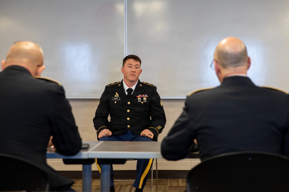 Soldiers compete in 30th Troop Command Best Warrior Competition