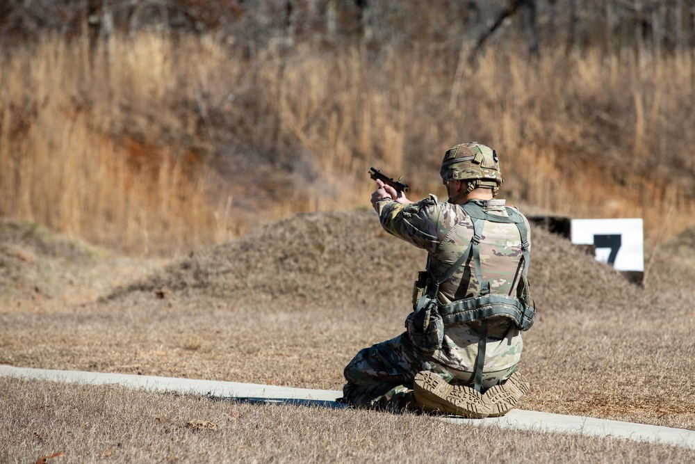 Soldiers compete in 30th Troop Command Best Warrior Competition
