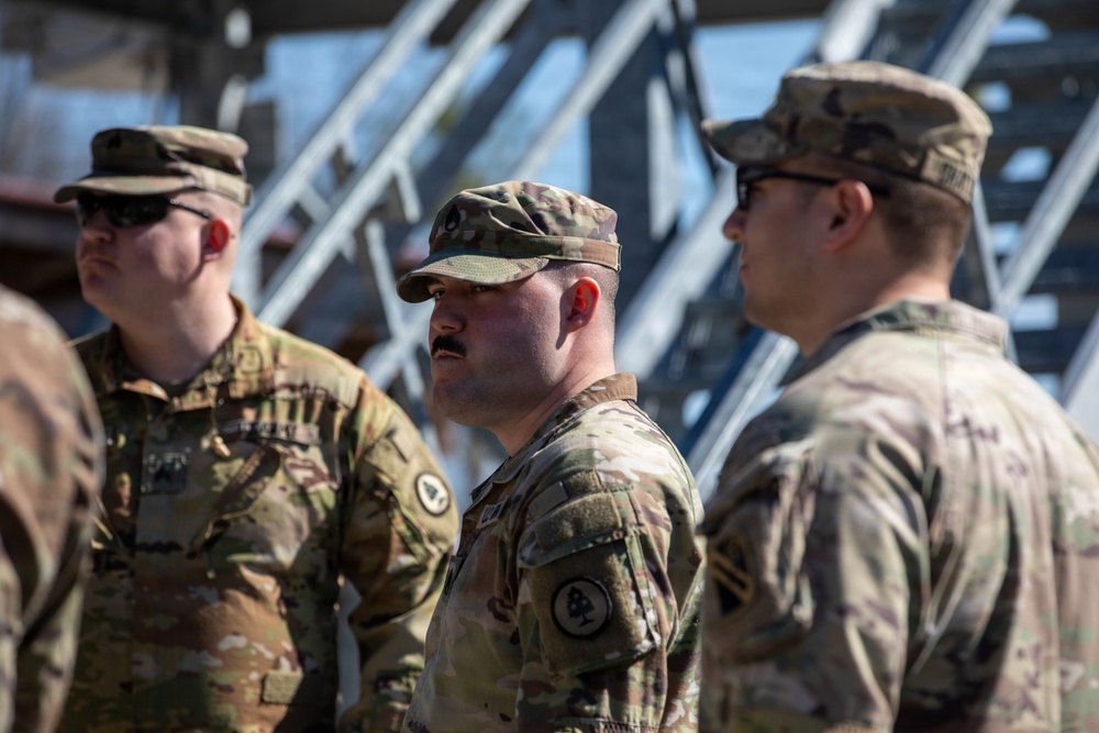 Soldiers compete in 30th Troop Command Best Warrior Competition