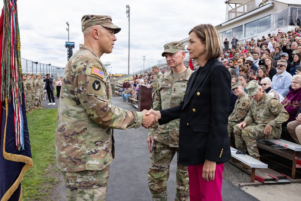 2/34th IBCT send-off ceremony