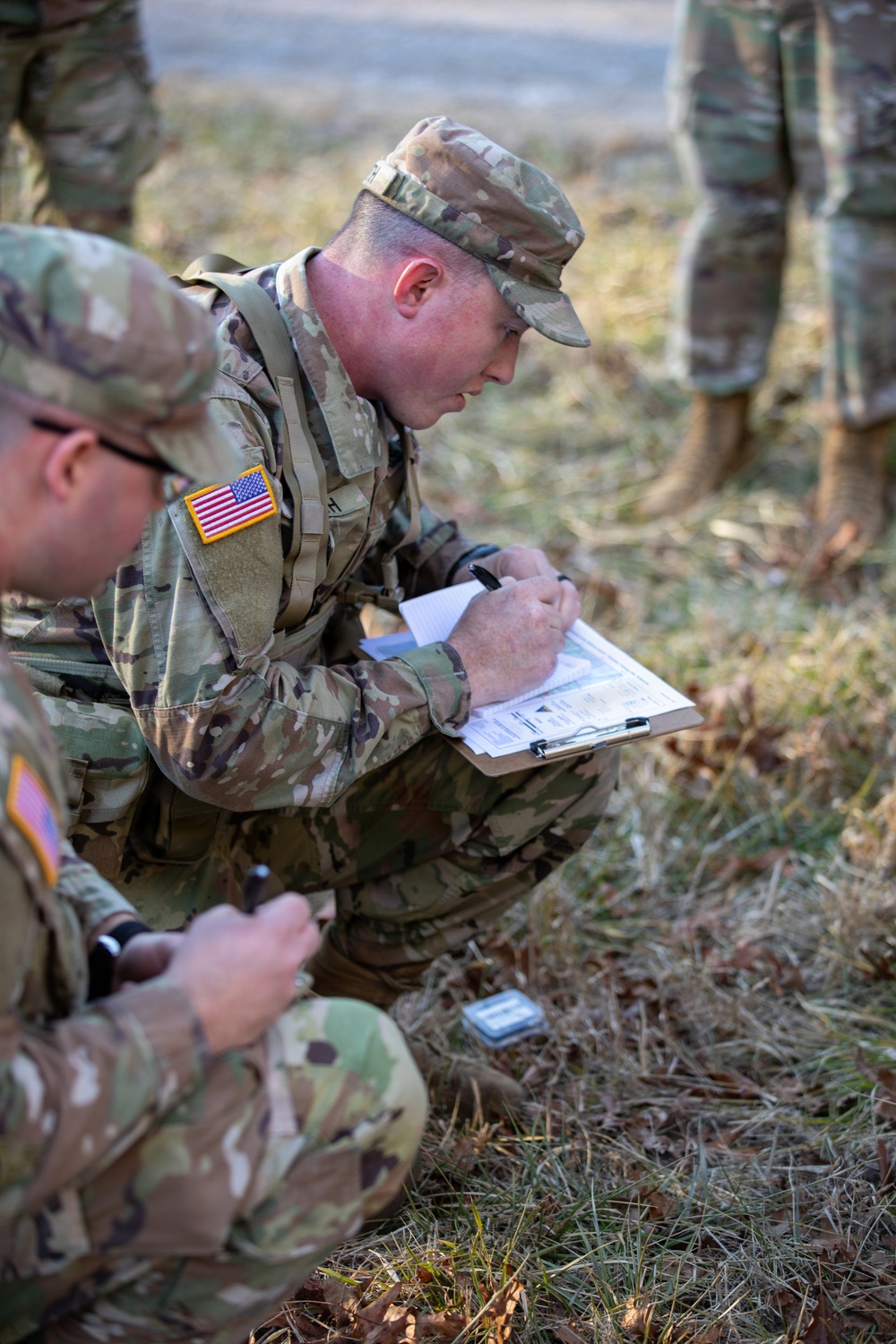Soldiers compete in 30th Troop Command Best Warrior Competition