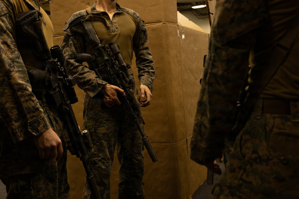 31st MEU | BLT 3/1 conduct Close Quarters Battle training