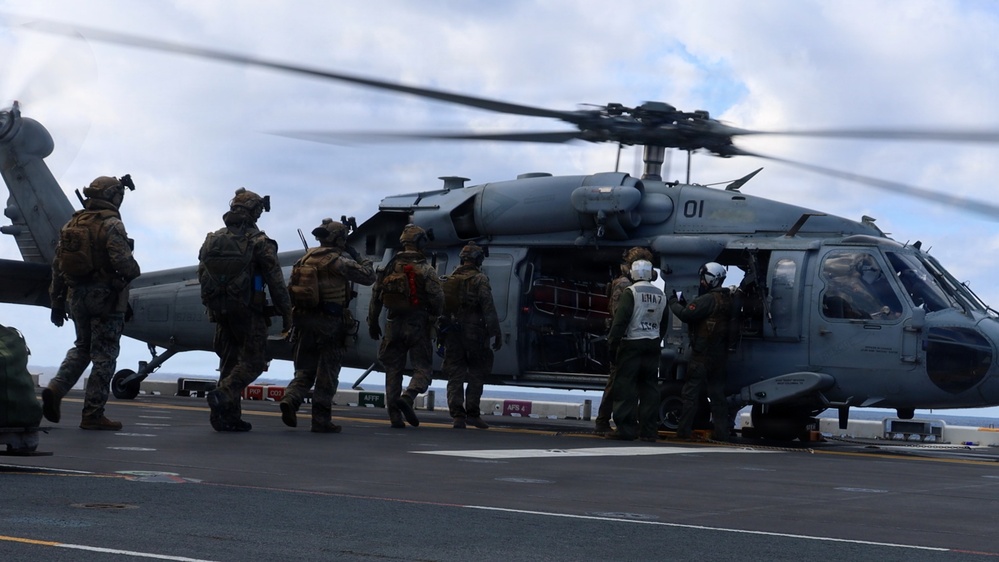 VBSS Exercise on USS Tripoli
