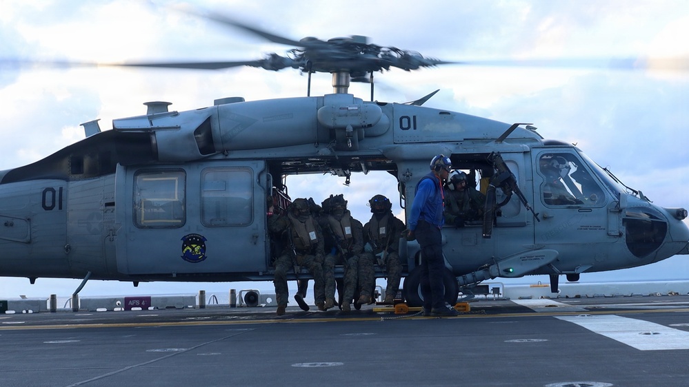 VBSS Exercise on USS Tripoli
