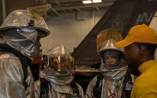 Abraham Lincoln Conducts Mass Casualty Drills