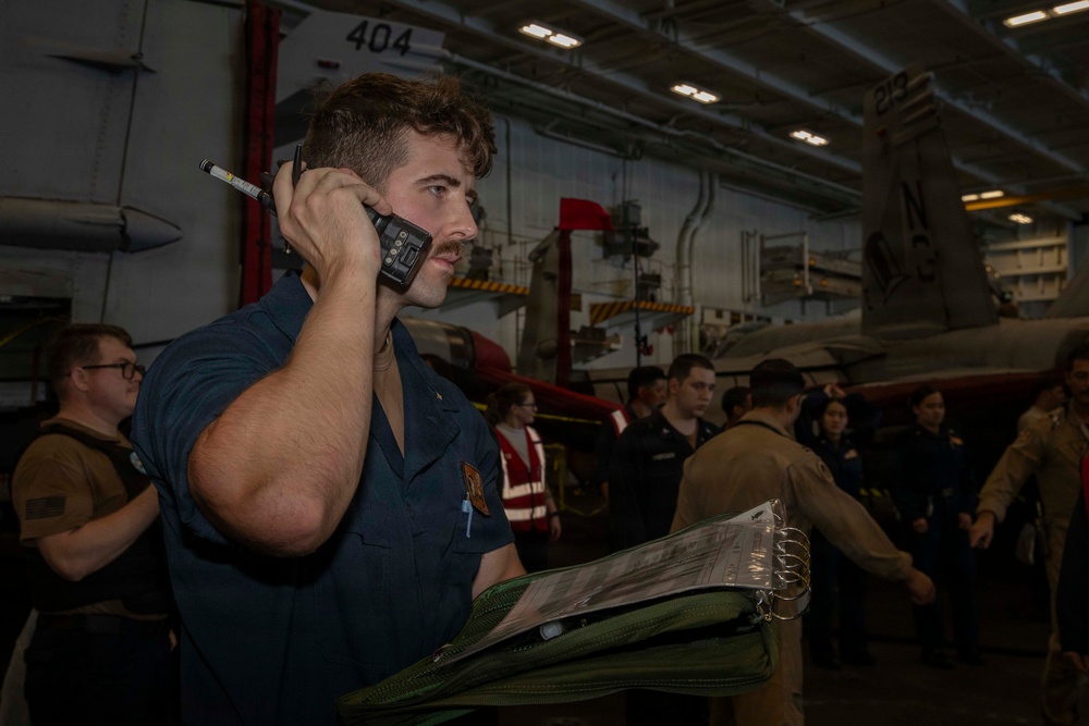 Abraham Lincoln Conducts Mass Casualty Drills