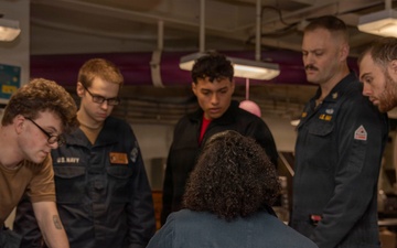 Abraham Lincoln Conducts Mass Casualty Drills