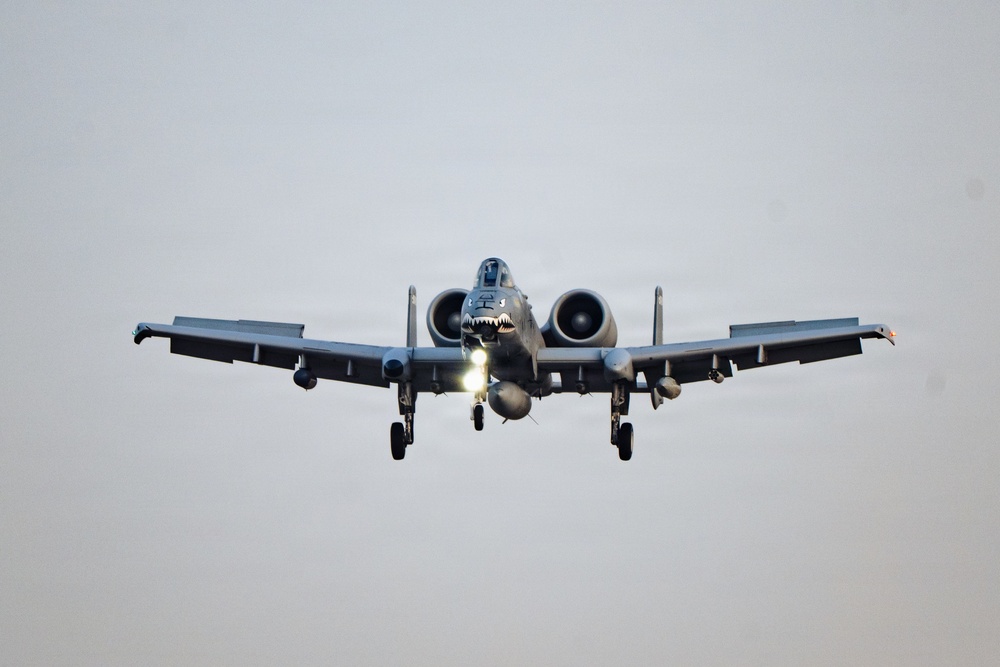 386TH AEW Performs FOD Walk, Recovers A-10C Aircraft After Flight