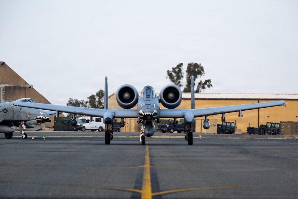 386TH AEW Performs FOD Walk, Recovers A-10C Aircraft After Flight