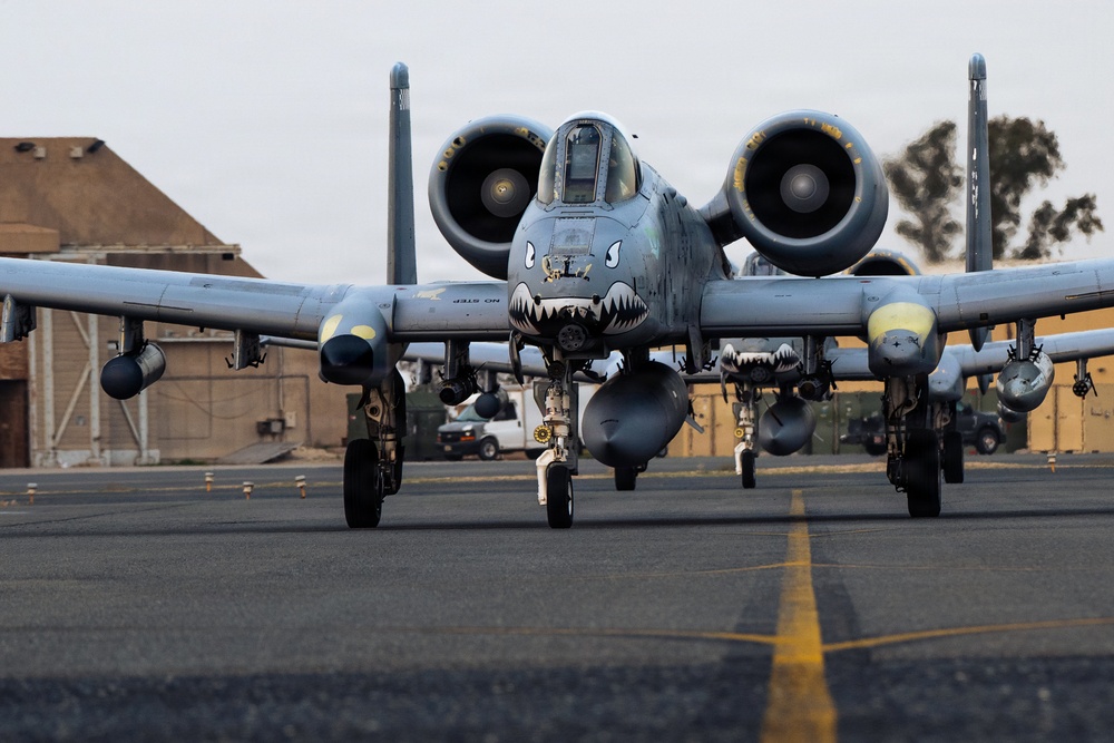386TH AEW Performs FOD Walk, Recovers A-10C Aircraft After Flight